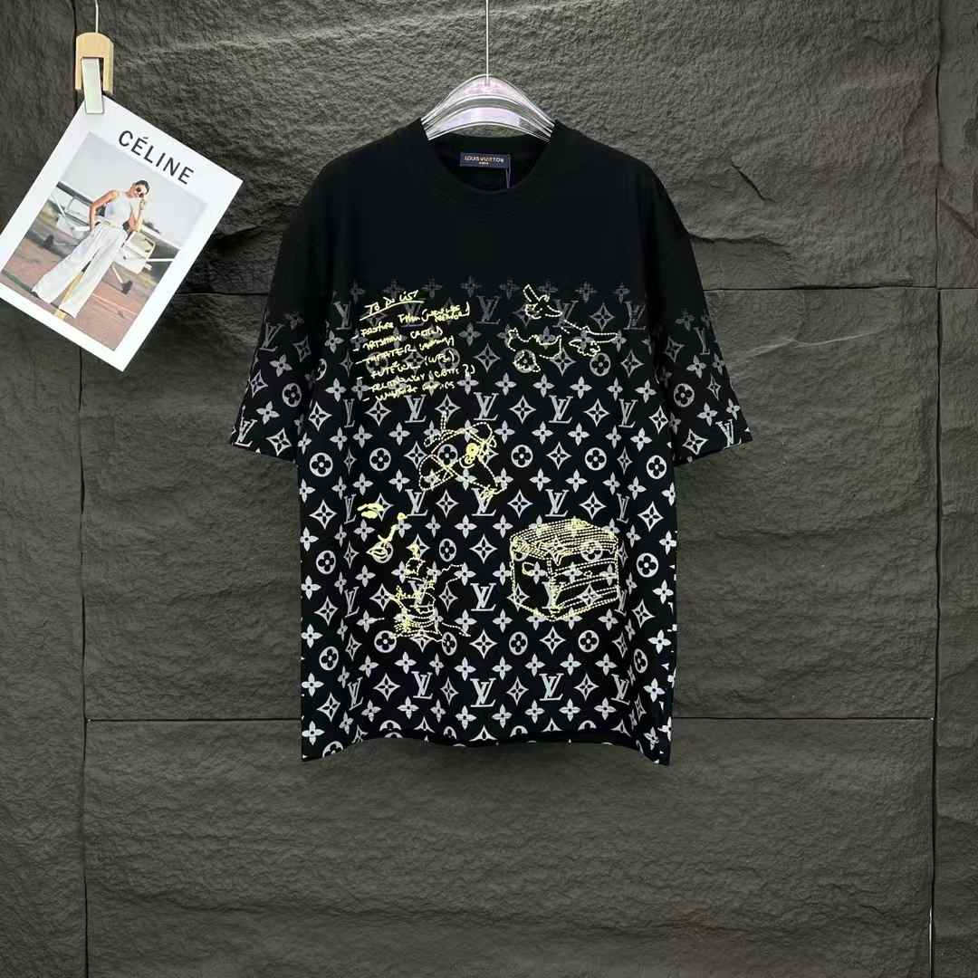 LV Gradient T-shirt mongram pattern