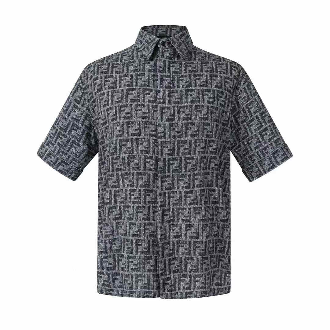 Fendi FF-motif short-sleeved shirt