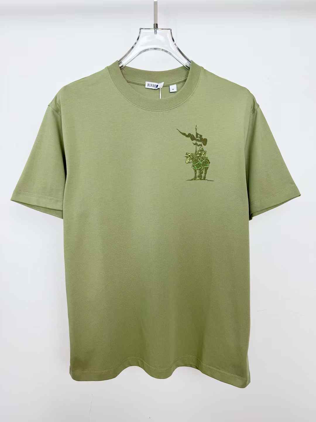 Burberry Flagpole Knight Logo T-Shirt in the Artichoke color