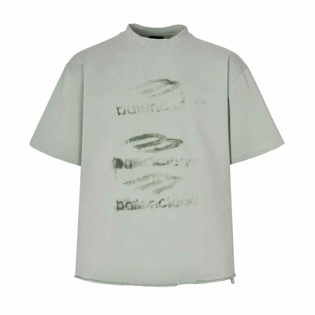 Balenciaga Unisex DIY Imprint Cropped T-shirt in Jersey