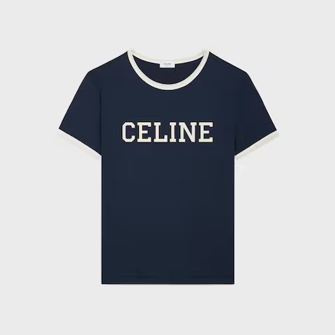 Celine Regular T-shirt in Cotton Jersey