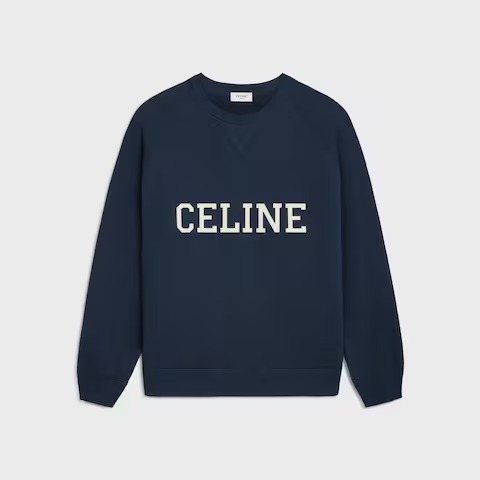 Celine Loose Sweatshirt in Cotton Fleece