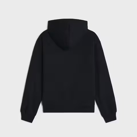 CELINE Loose Hoodie in Cotton Fleece
