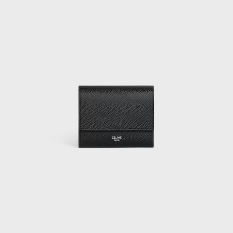 Celine Tri-fold Wallet in Grained Calfskin