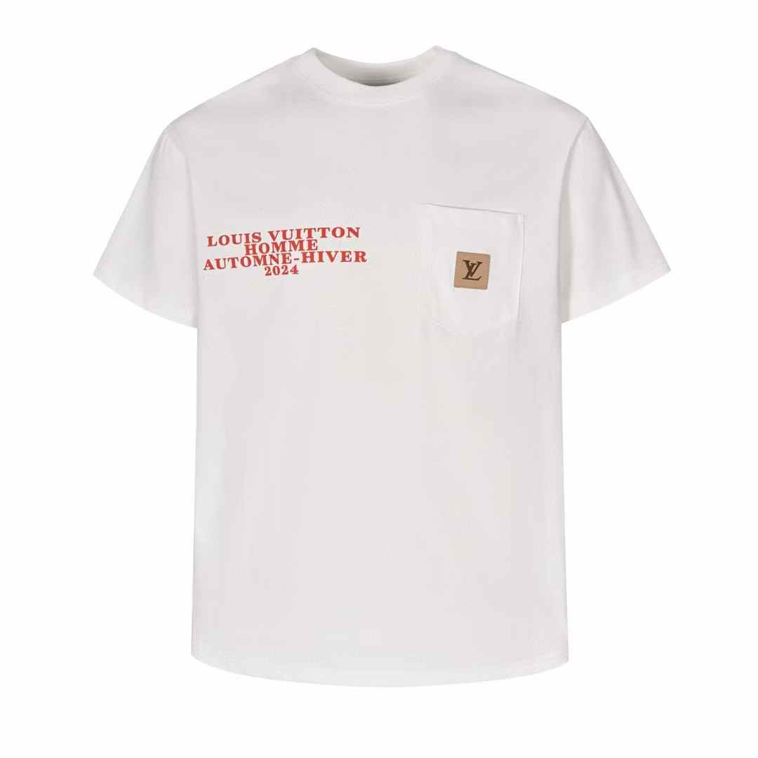 LV Fall-Winter 2024 men's collection white t-shirt
