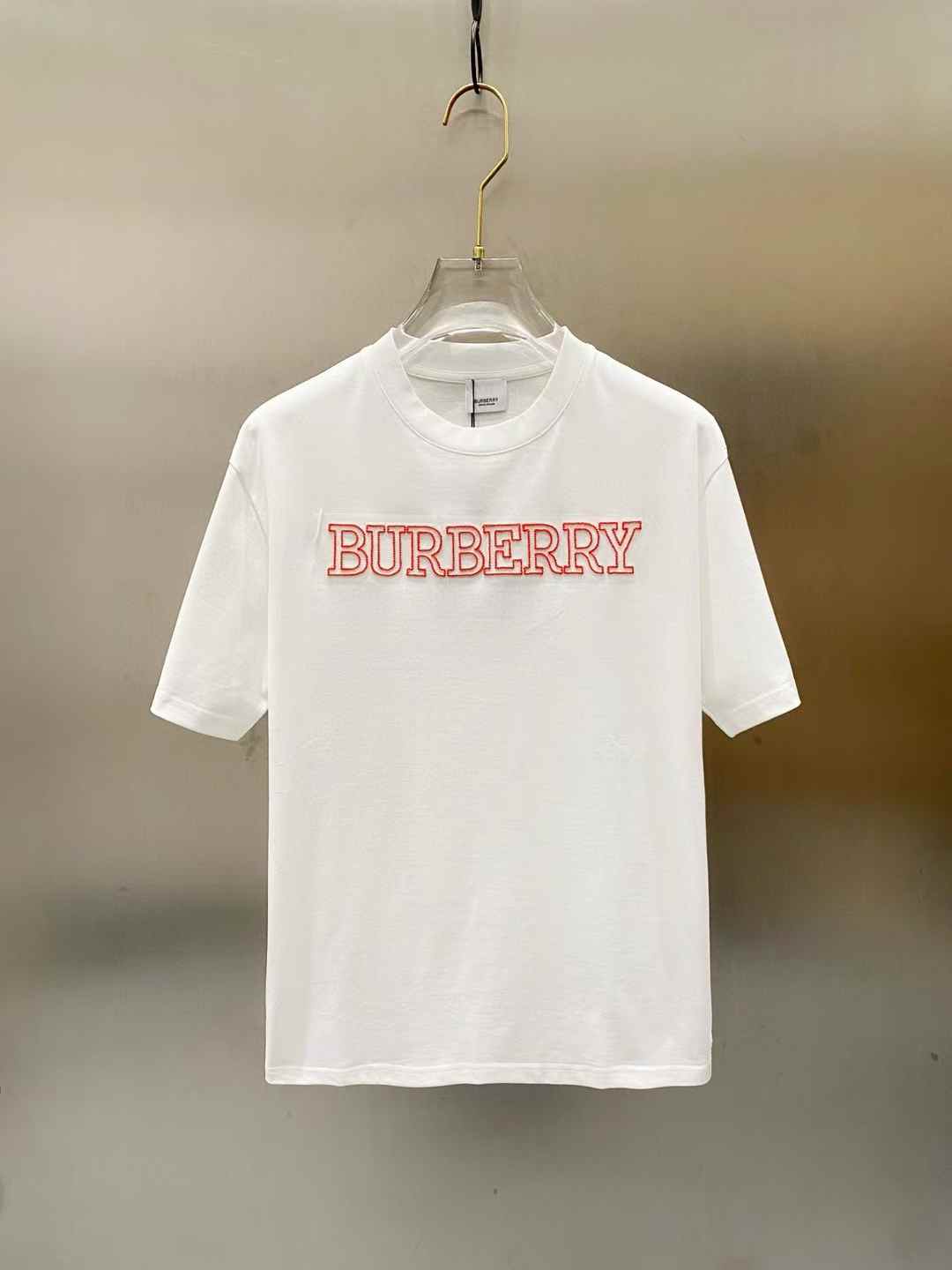 Burberry Logo Print T-shirt in white
