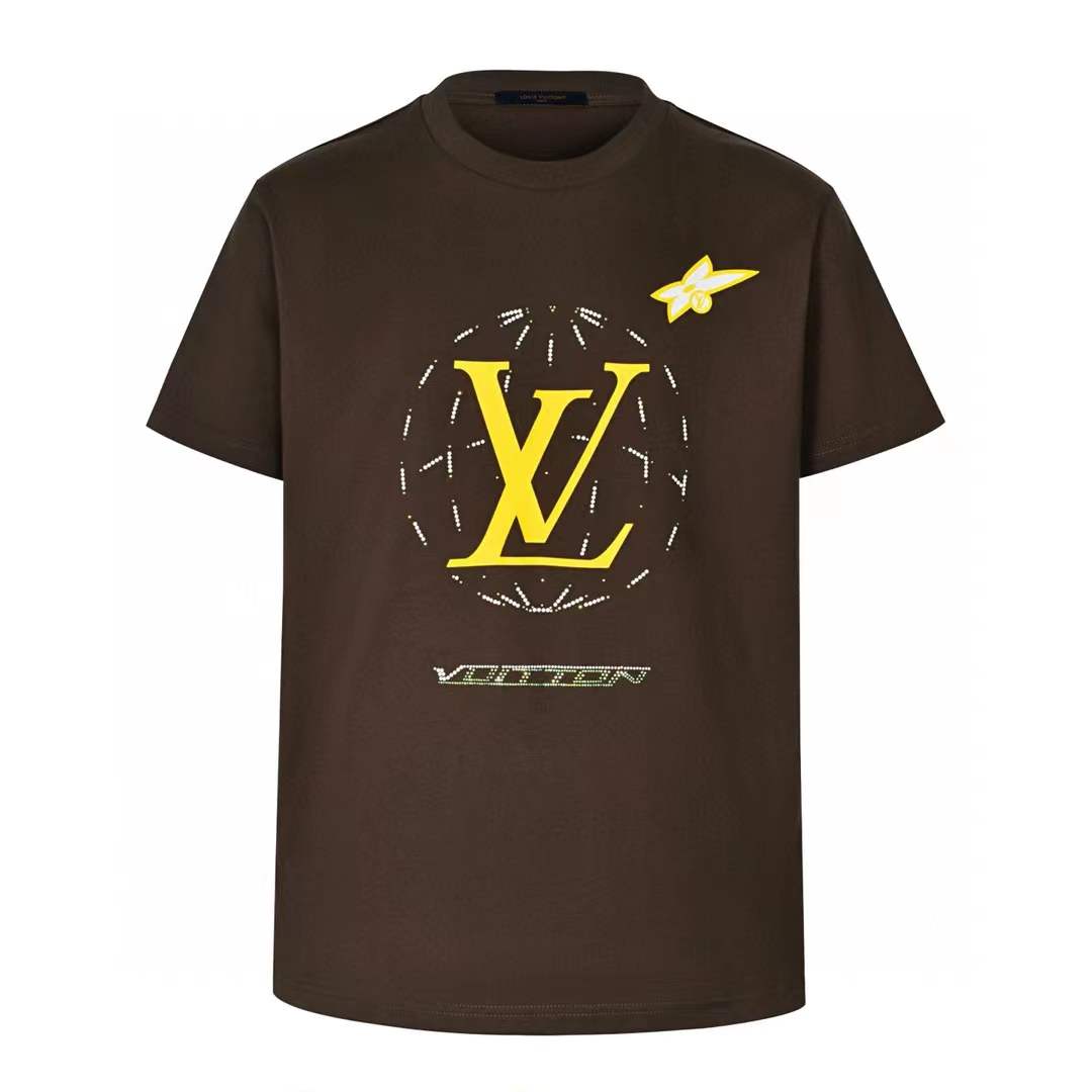 LV Washed Embellished Cotton T-Shirt