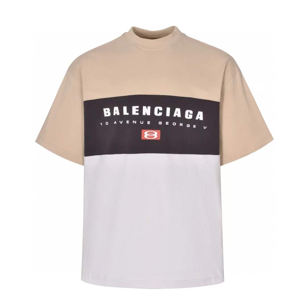 Balenciaga  Letter Print Short Sleeve T-Shirt