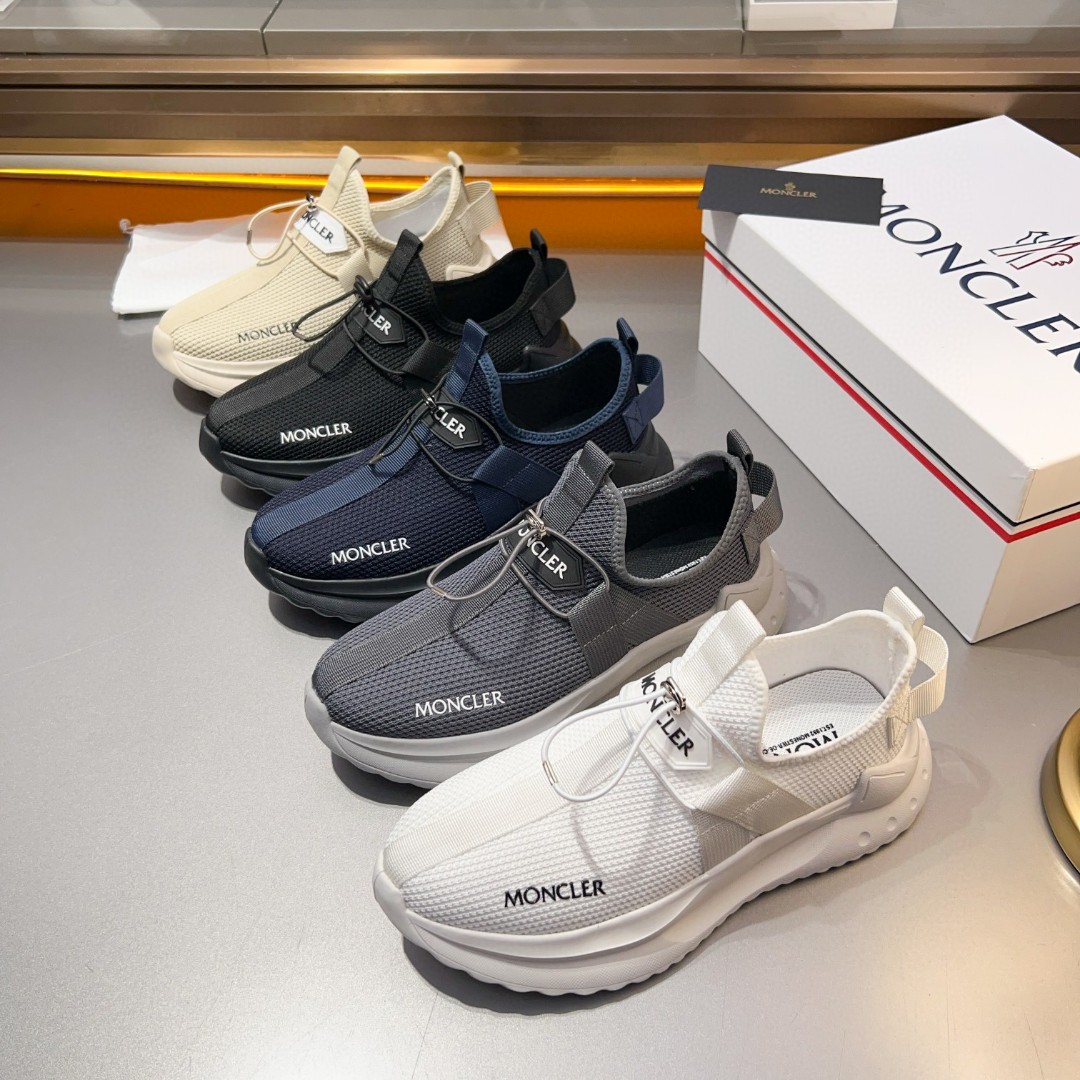 Moncler Trailgrip Lite2 trainers in optical white and other colors