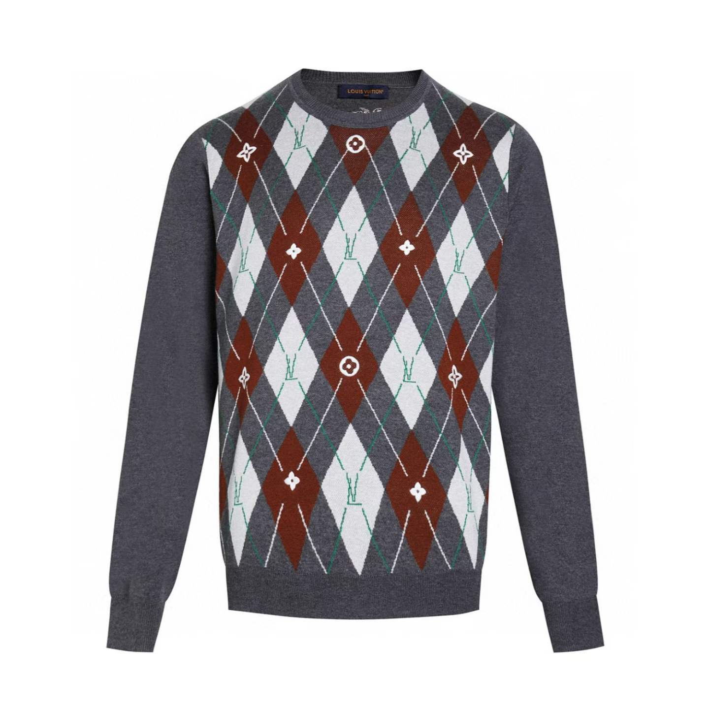 LV Argyle Crewneck sweater