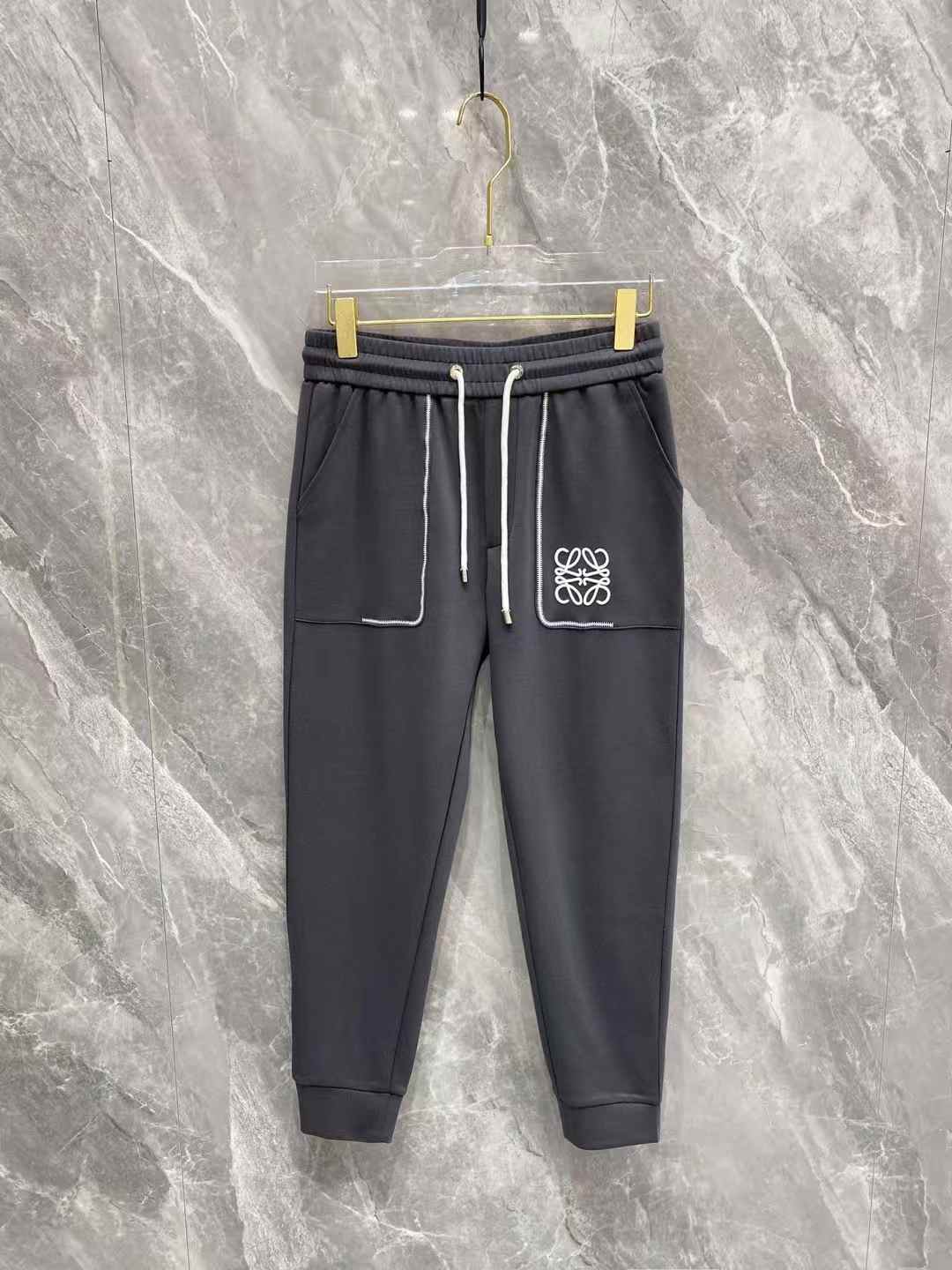 Loewe drawstring track pants with an embroidered Anagram logo