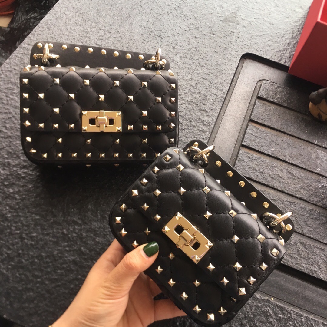 Valentino Garavani Rockstud Spike small bag in all colors