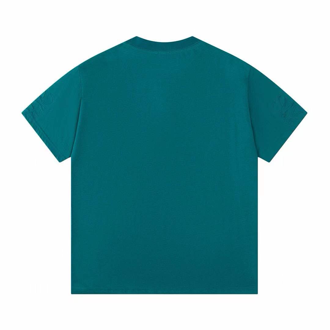 Loewe Men's Cotton Mesh T-Shirt in dark green