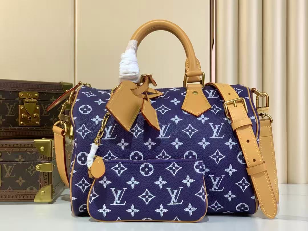LV M11562 Speedy P9 Bandouliere 25cm Amethyst