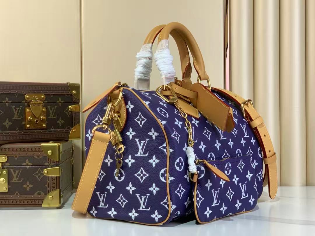 LV M11562 Speedy P9 Bandouliere 25cm Amethyst