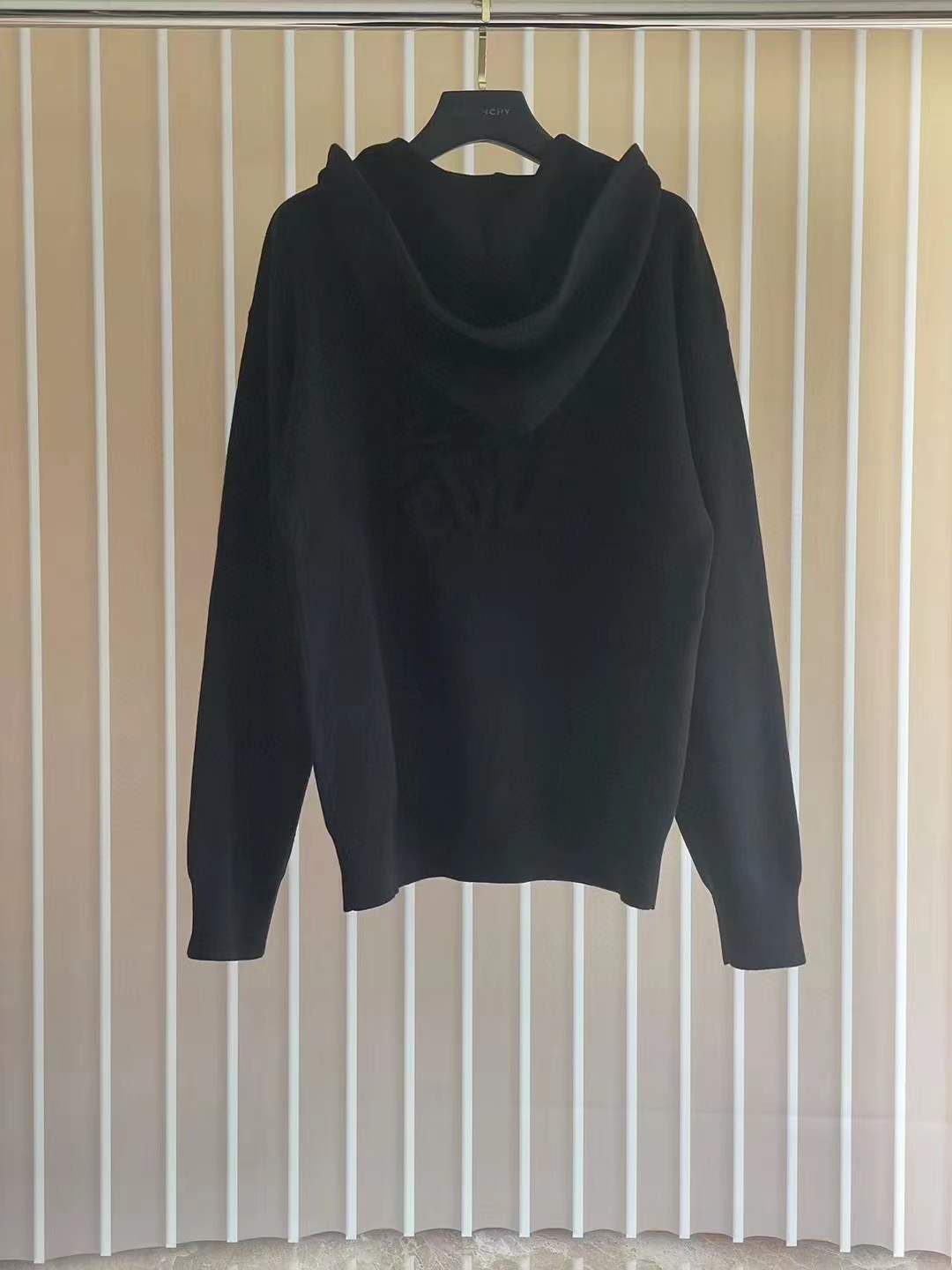 Givenchy logo-print zip-up hoodie black