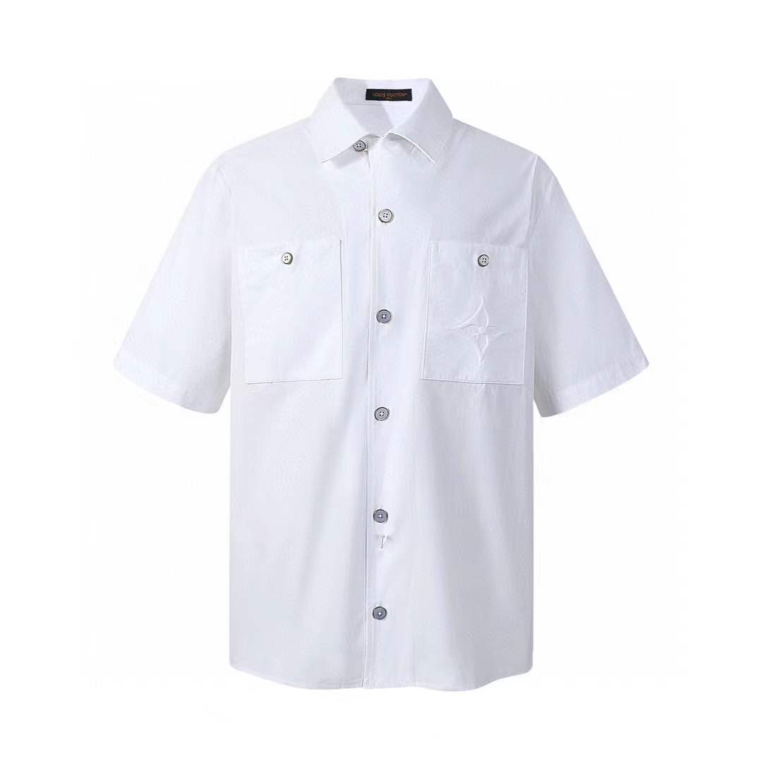 LV signature cotton Jersey T-shirt White