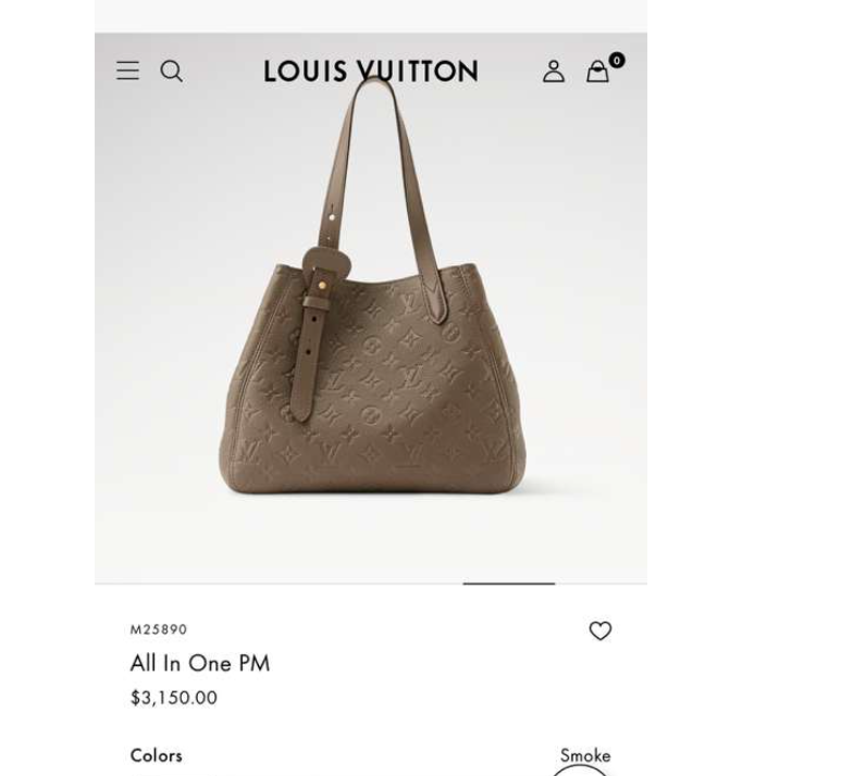 LV M25890 All In One PM bag