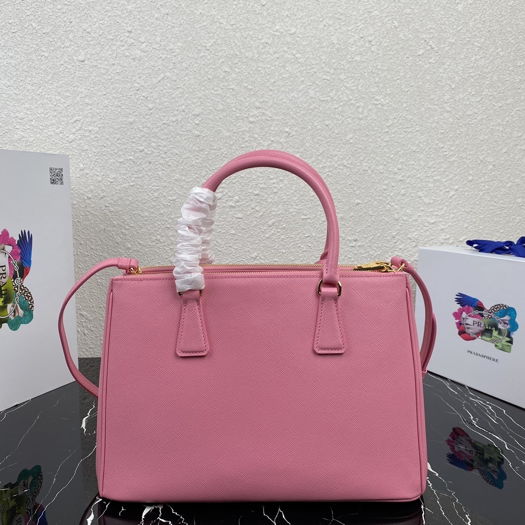 Prada Galleria Saffiano leather bag pink