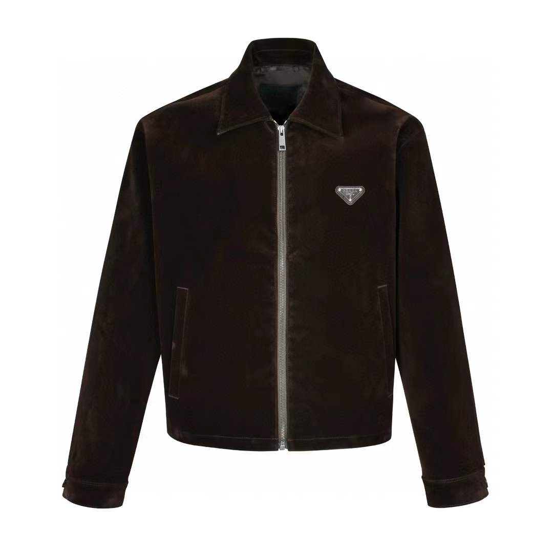 Prada Cotton Velvet Blouson Jacket