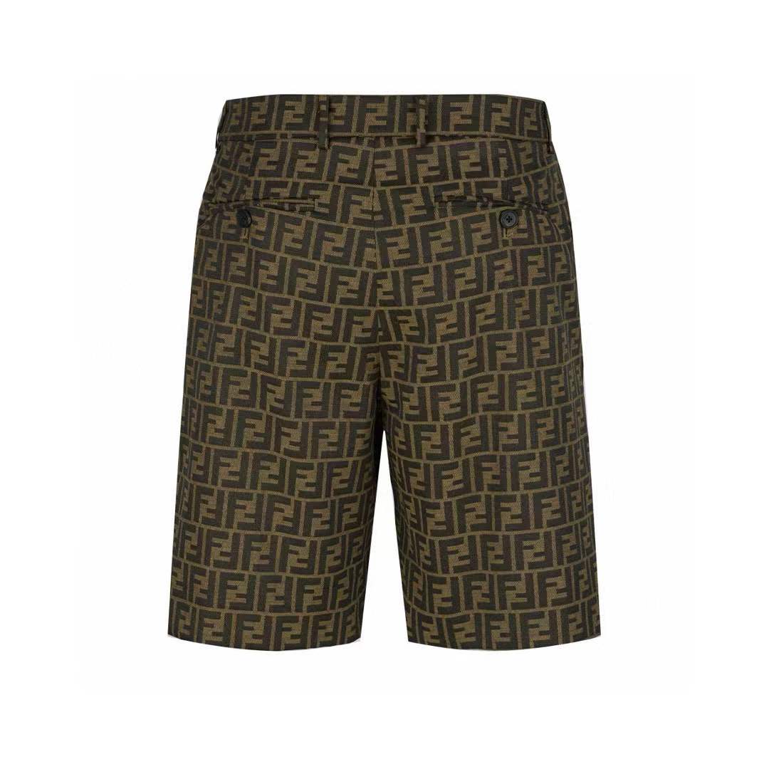 Fendi Zucca-monogram bermuda shorts