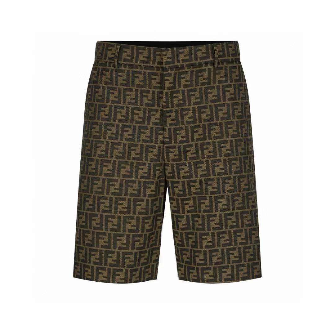 Fendi Zucca-monogram bermuda shorts