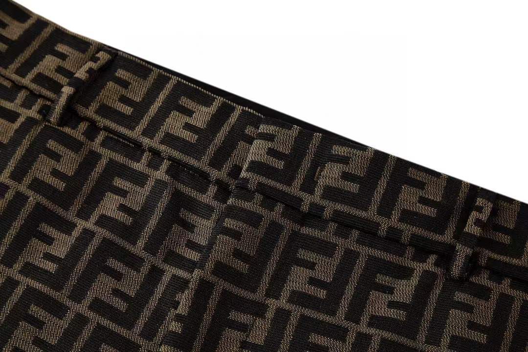 Fendi Zucca-monogram bermuda shorts