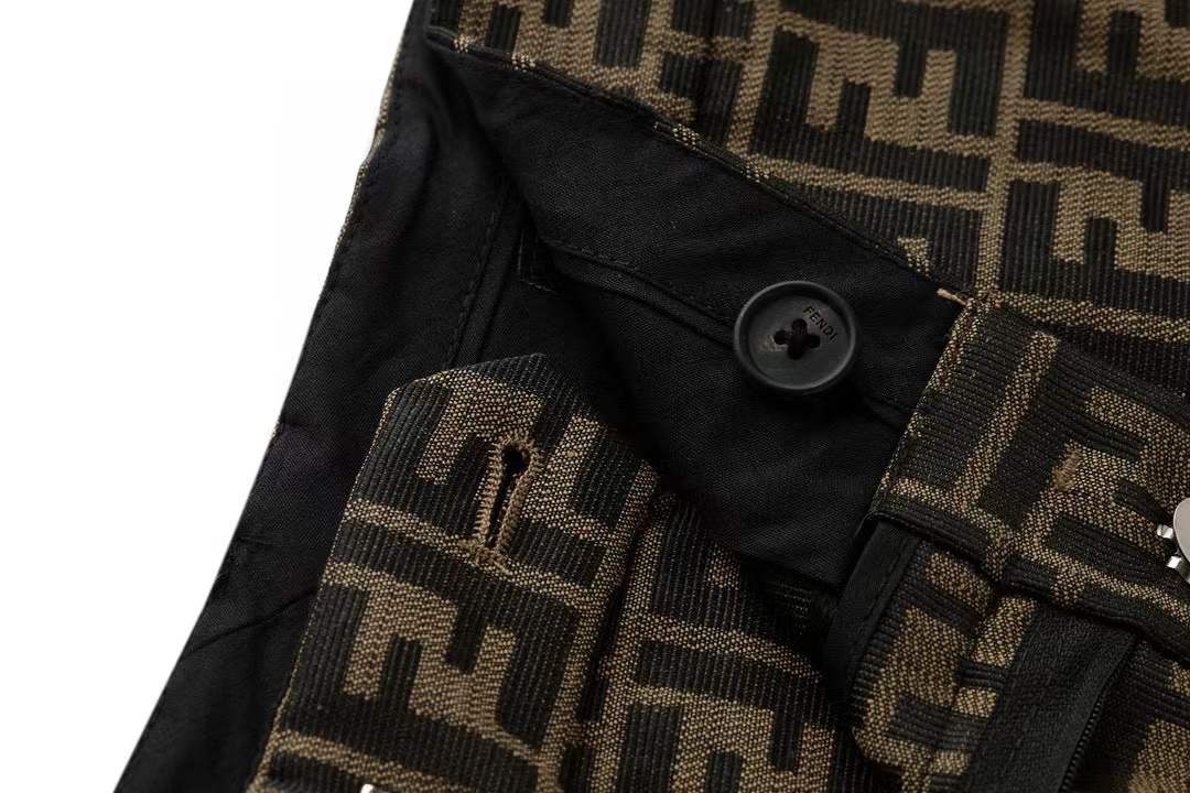 Fendi Zucca-monogram bermuda shorts