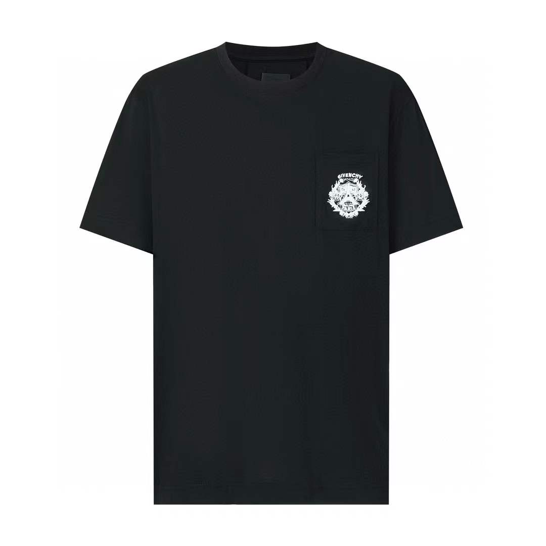 Givenchy cotton T-shirt with a logo print on the front