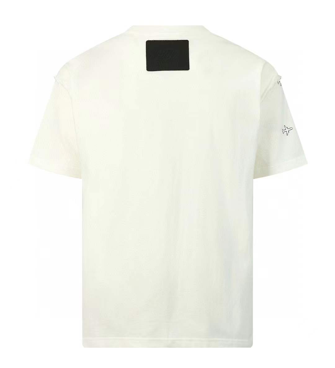 LV 2054 Planes Black T-Shirt whitewith a creative, bold design