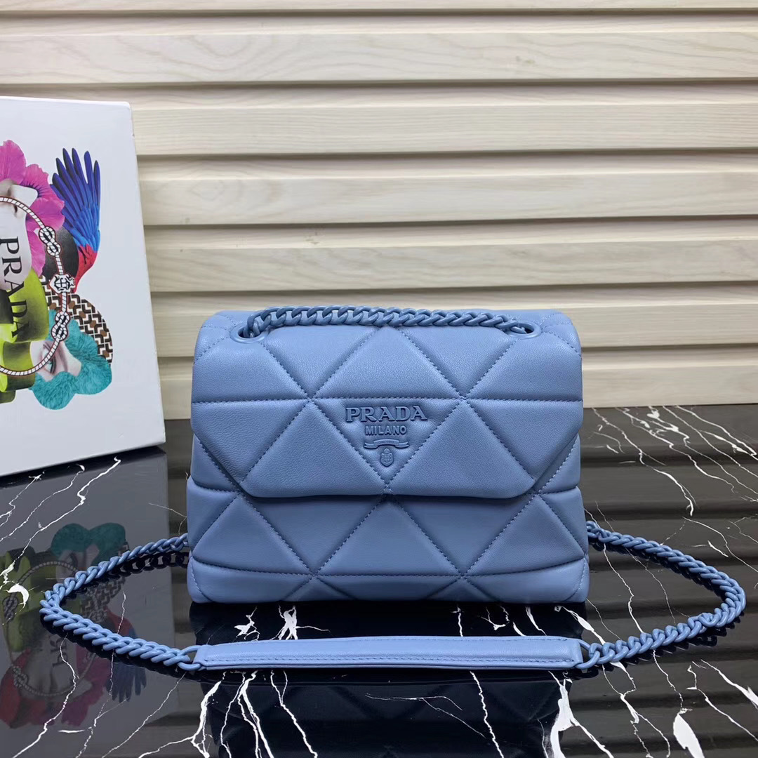 Prada Spectrum nappa leather bag in blue