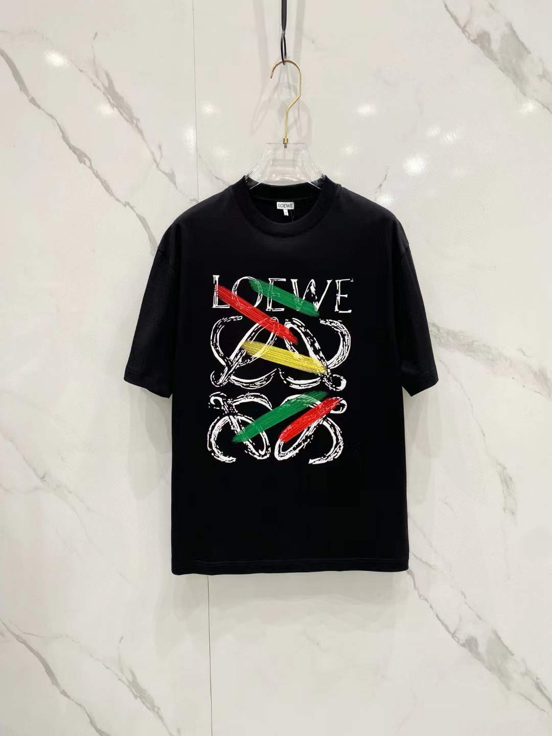 Loewe T-shirt with a colorful Anagram logo print