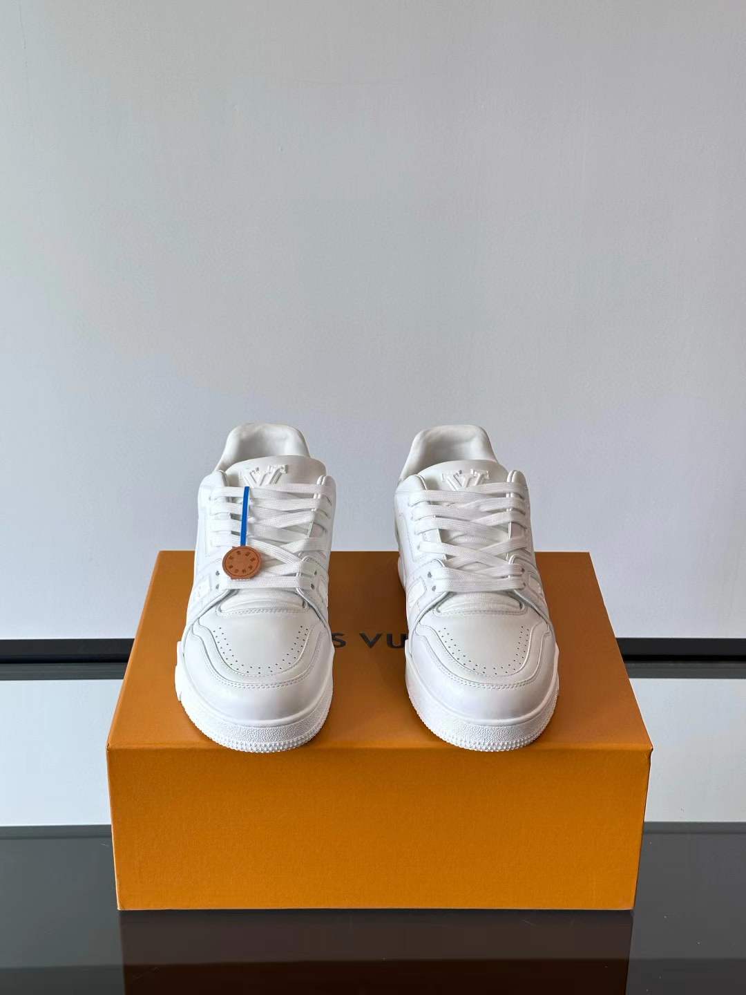 LV Trainer sneaker in calf leather