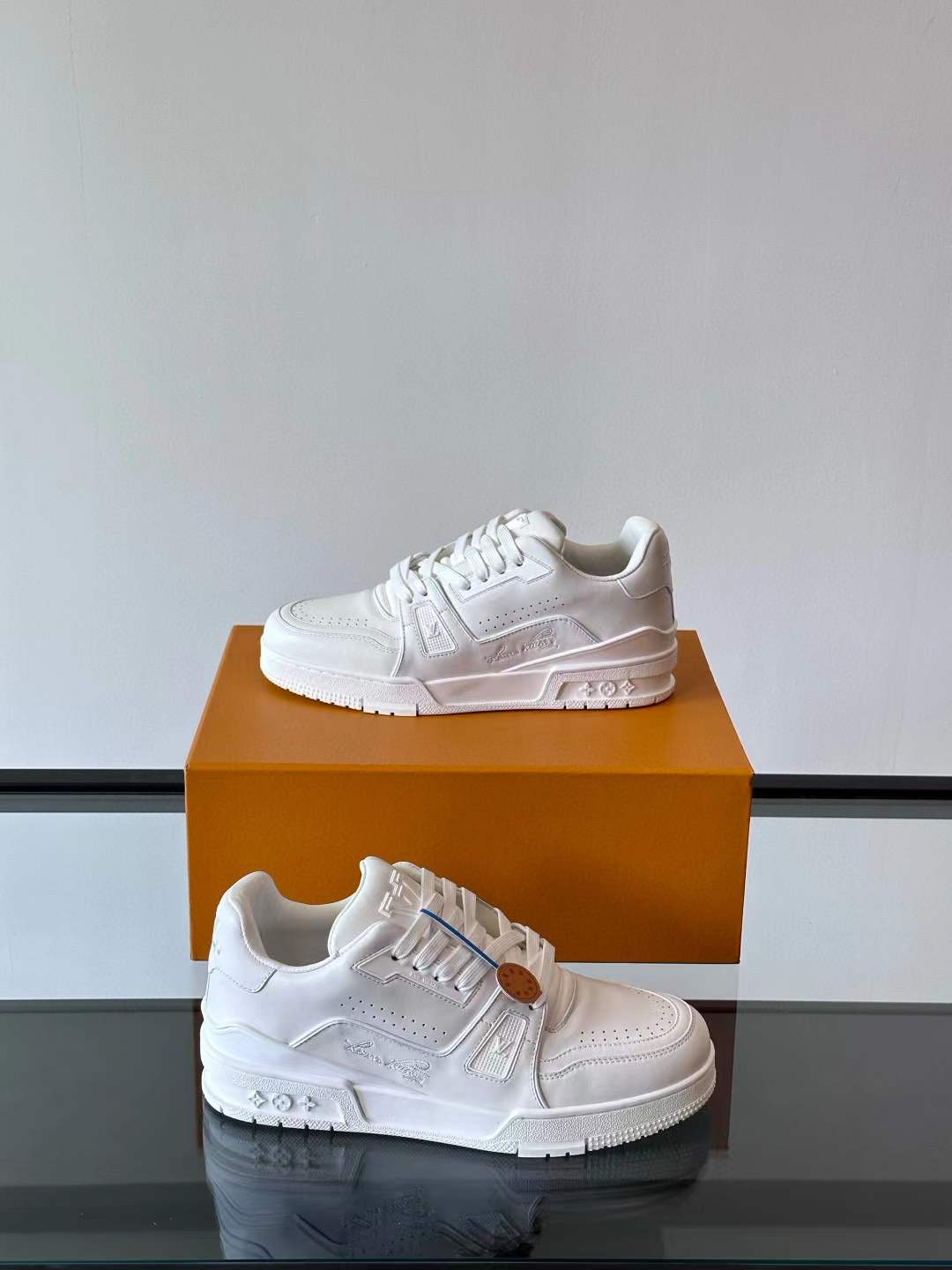 LV Trainer sneaker in calf leather