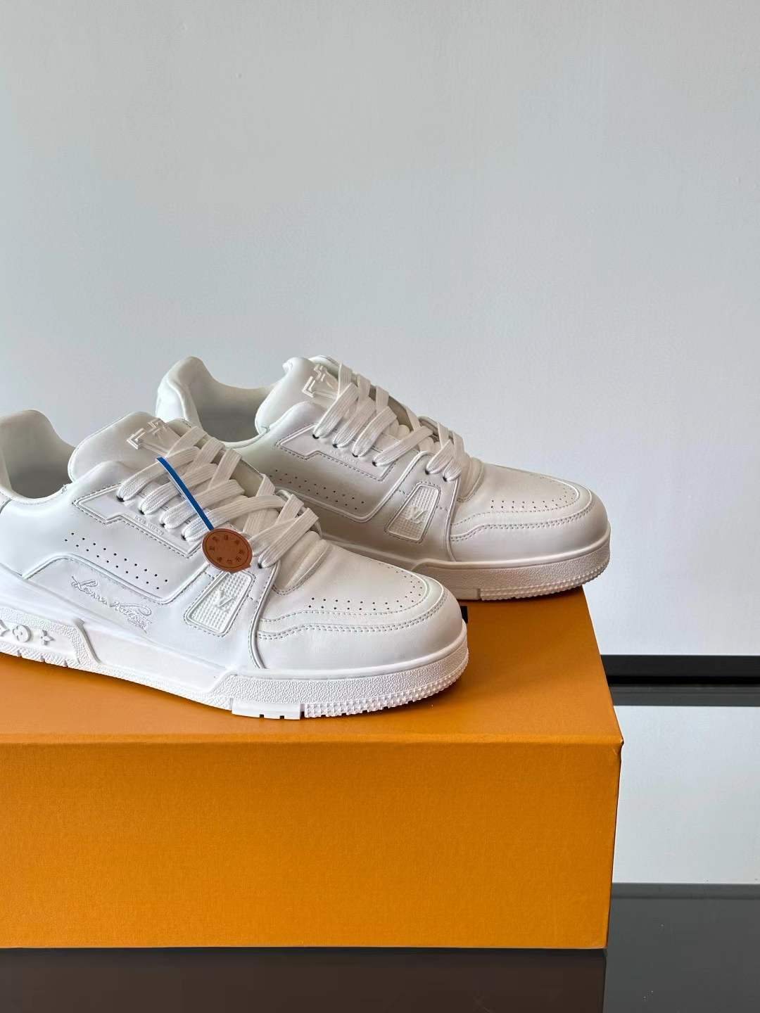 LV Trainer sneaker in calf leather