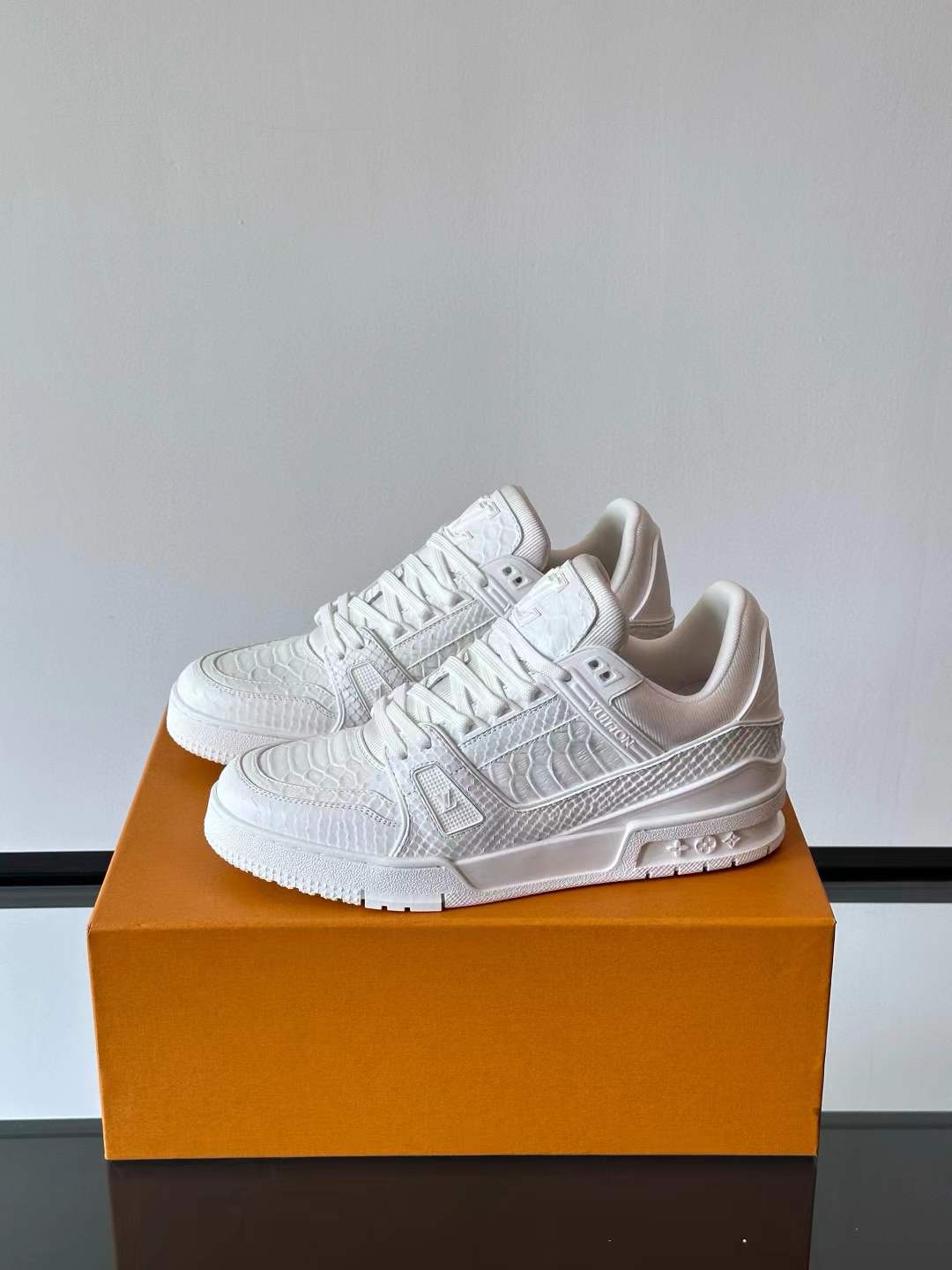 LV Trainer sneakers in white