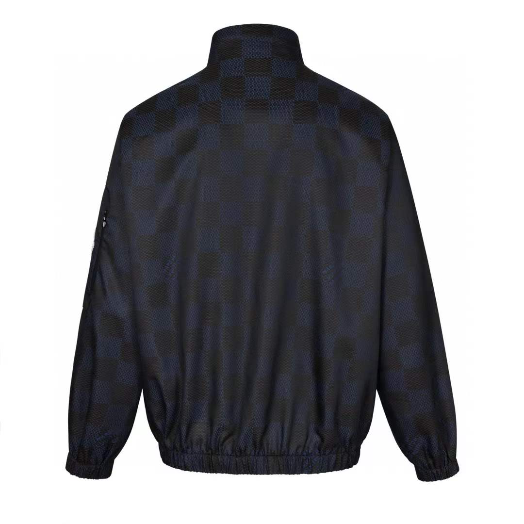 LV Damier Pop Nylon Travel Blouson in Classic Blue