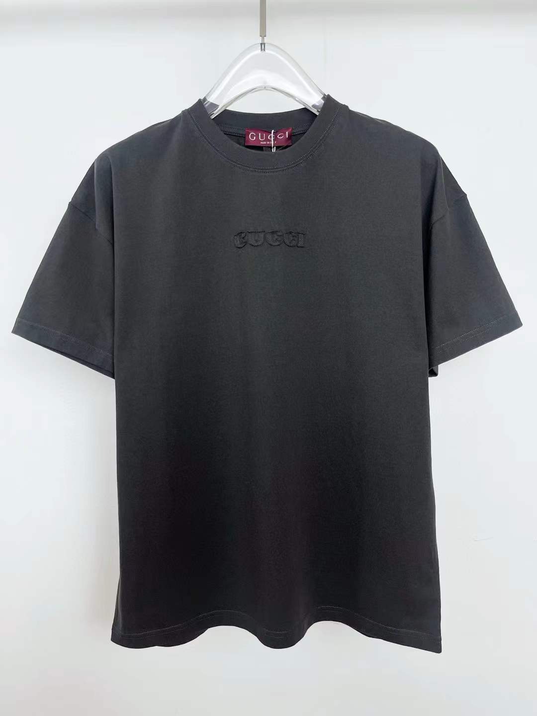 Gucci cotton jersey T-shirt with tonal embroidery