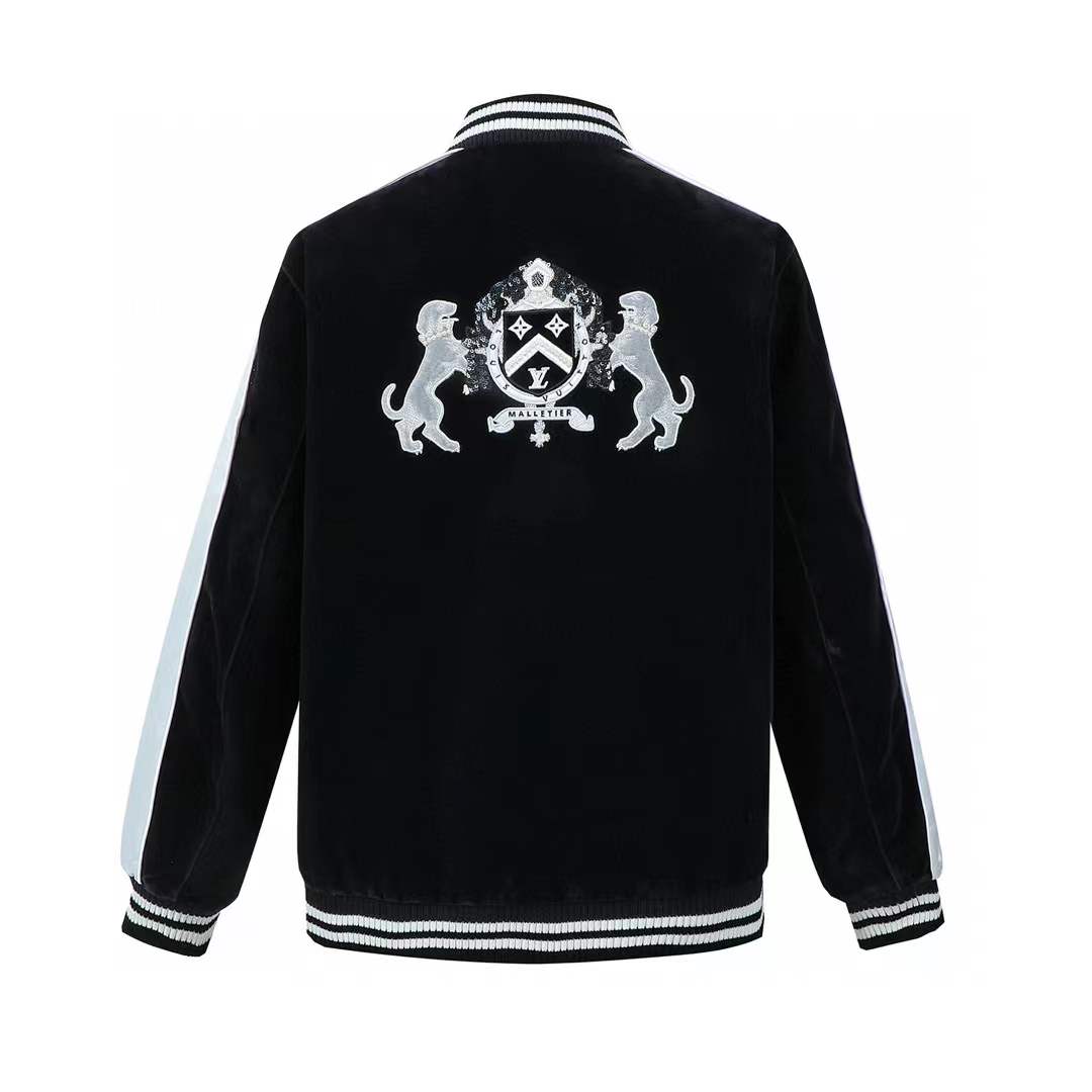 LV Denim Velvet Souvenir Jacket