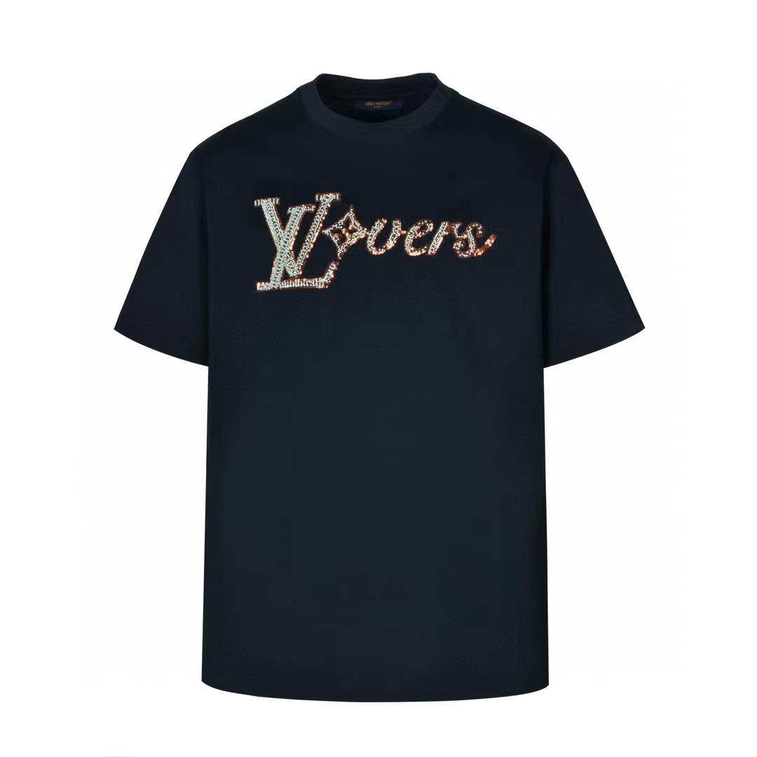 LV Vers Embellished Short-Sleeved T-Shirt
