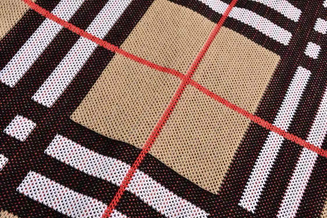 Burberry Check Technical Cotton Blend Cardigan in archive beige