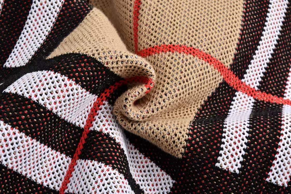 Burberry Check Technical Cotton Blend Cardigan in archive beige