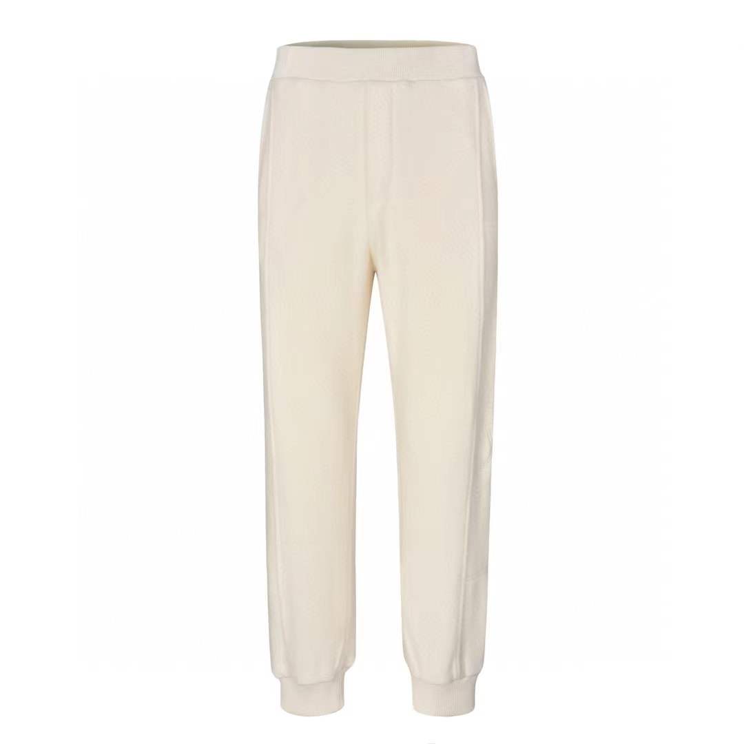 LV track Pants in Whisper White cotton-blend material