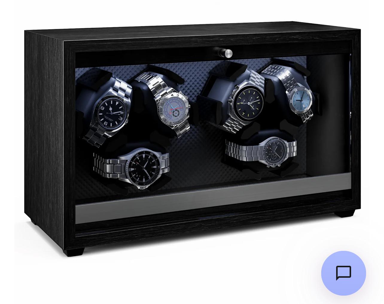 Klarstein Brienz 6 Watch Winder, an automatic watch winder designed to keep self-winding watches running