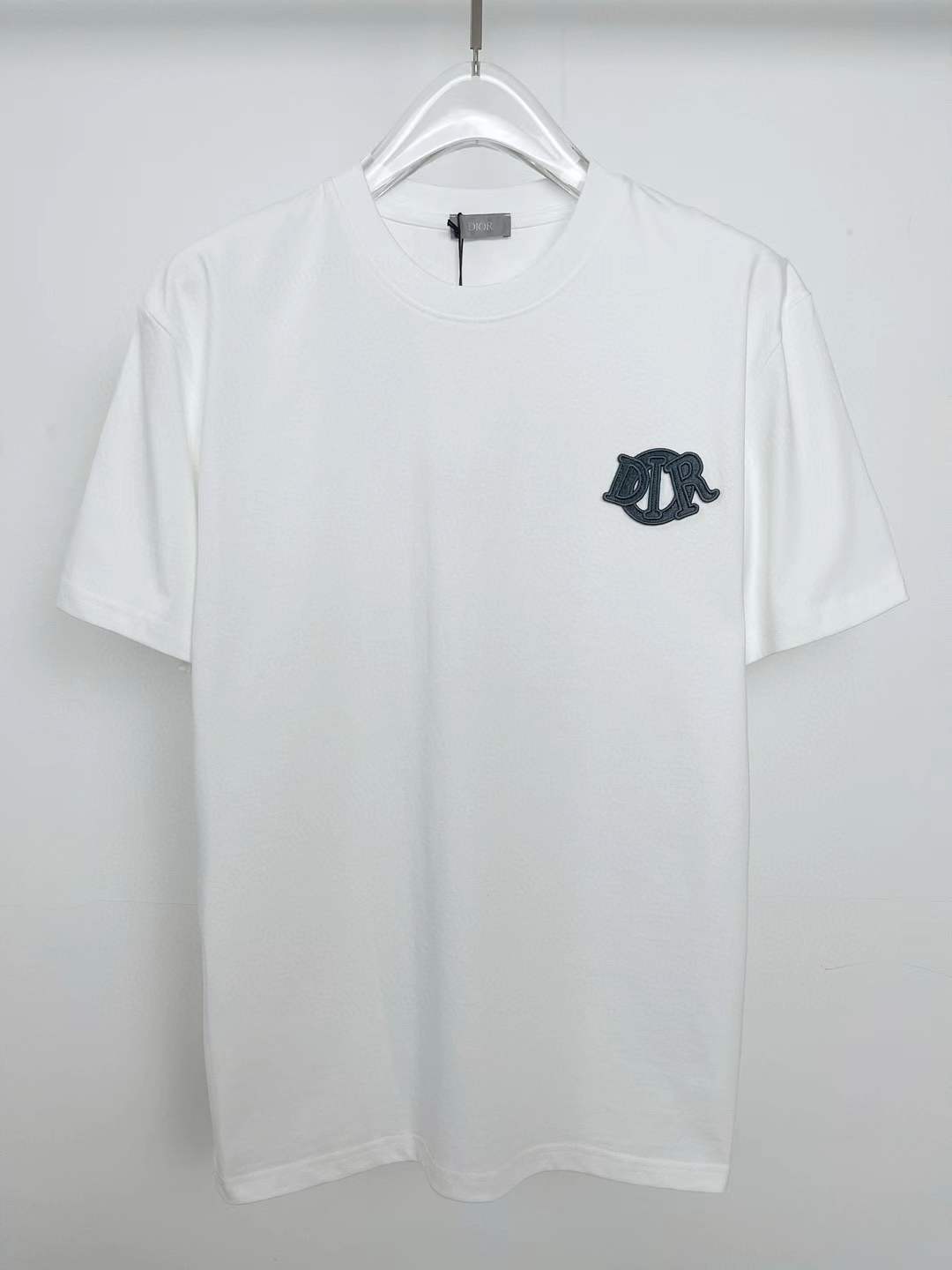 Dior Charm T-Shirt in white cotton jersey with a relaxed fit