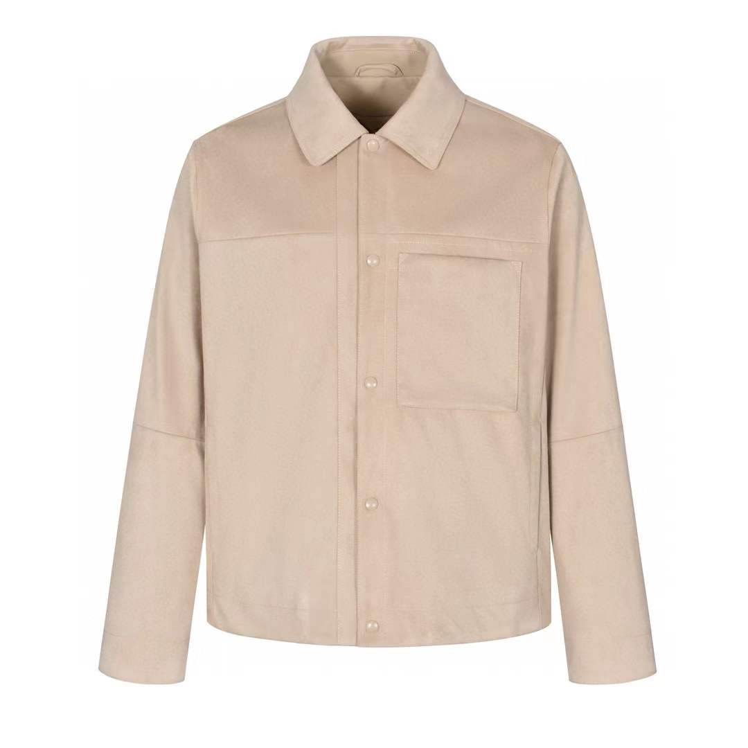 Dior beige suede lambskin jacket