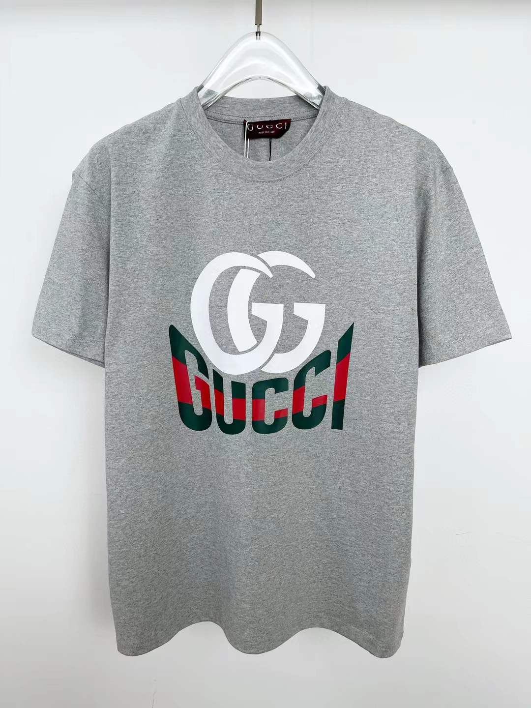 Gucci logo-print T-shirt Cotton Grey