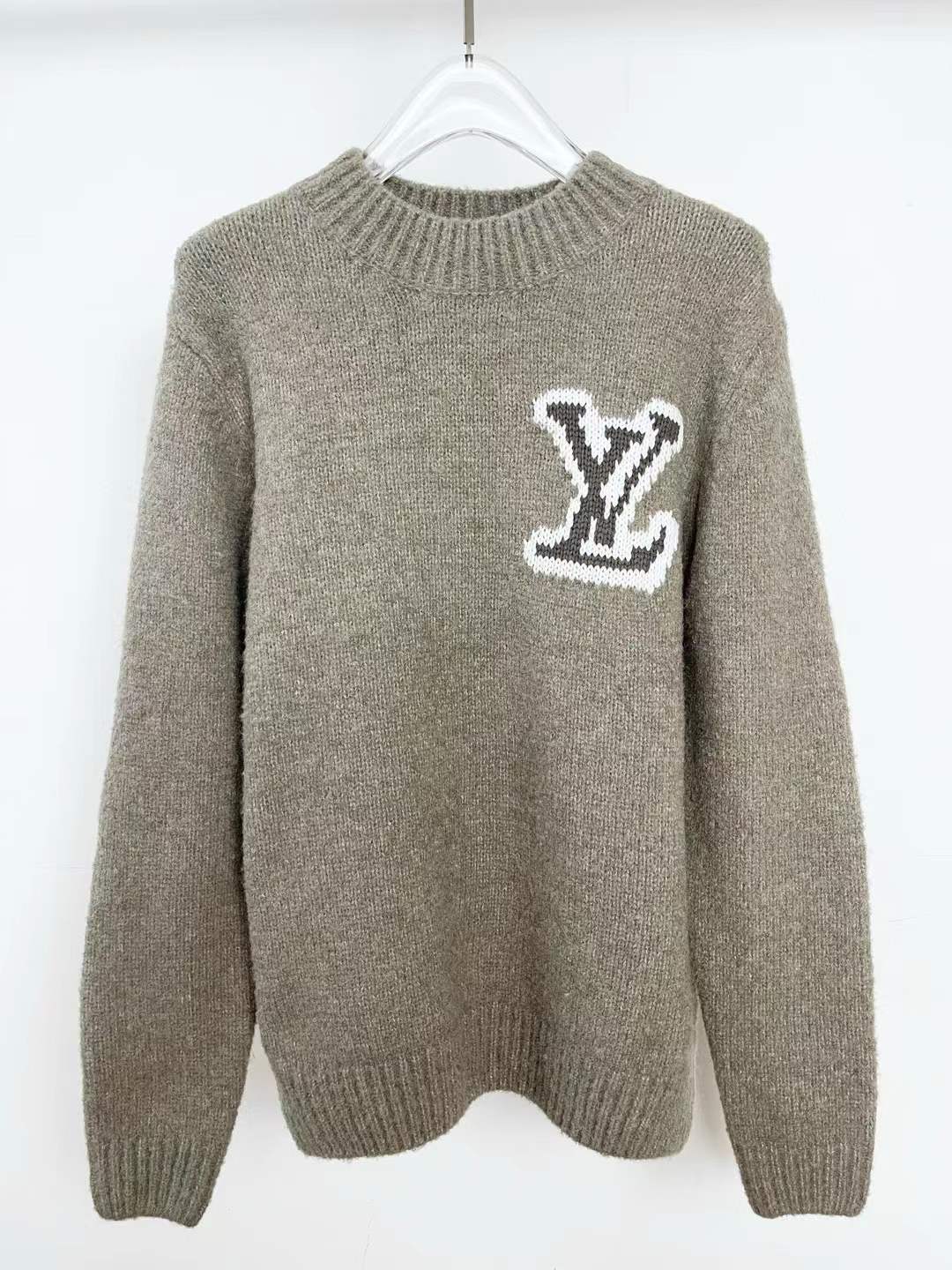 LV Wool Blend Crewneck Sweater