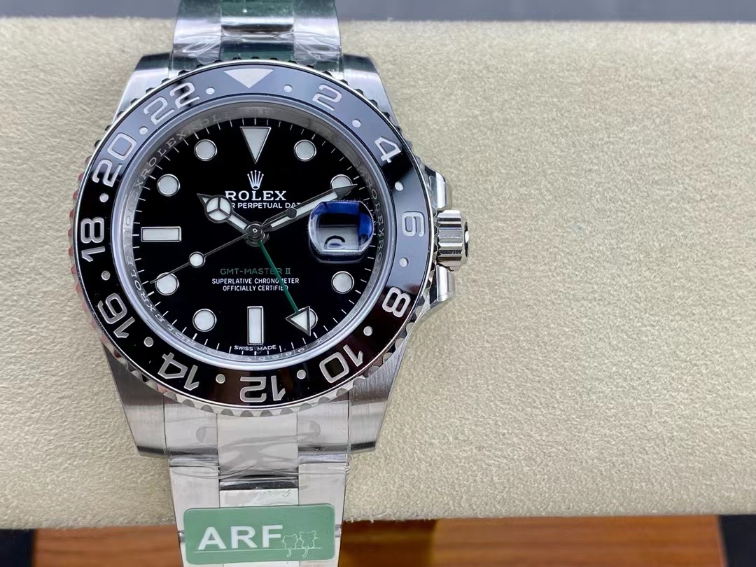 ARF GMT SS Oyster FULL black bezel DD3285