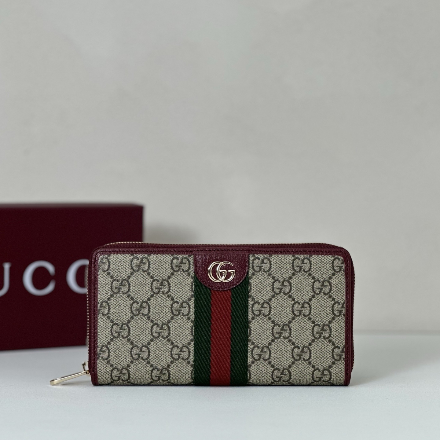 Gucci Ophidia Zip Around Wallet